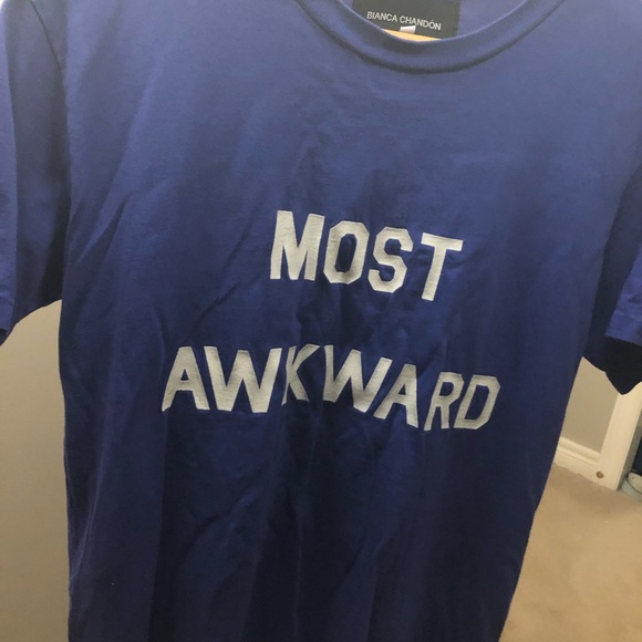 EUC Bianca Chandon “ Most awkward” tee in SZ S!! - Picture 3 of 7
